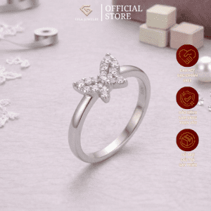 Nhẫn nữ bạc Ý S925 Luminous Butterfly | Gila Jewelry